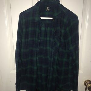 Cute blue and green flannel!!